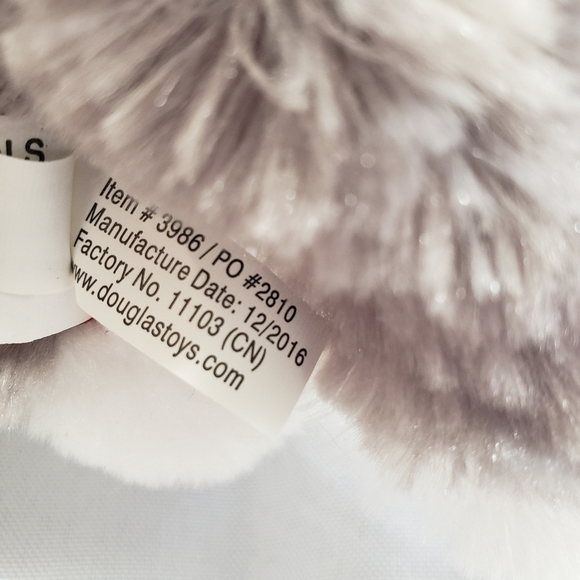 🌞SOLD🌞 Douglas Cuddle Toy Husky Puppy Dog Plush 8-Inch Stuffed Animal Toy 2016 - Picture 8 of 9